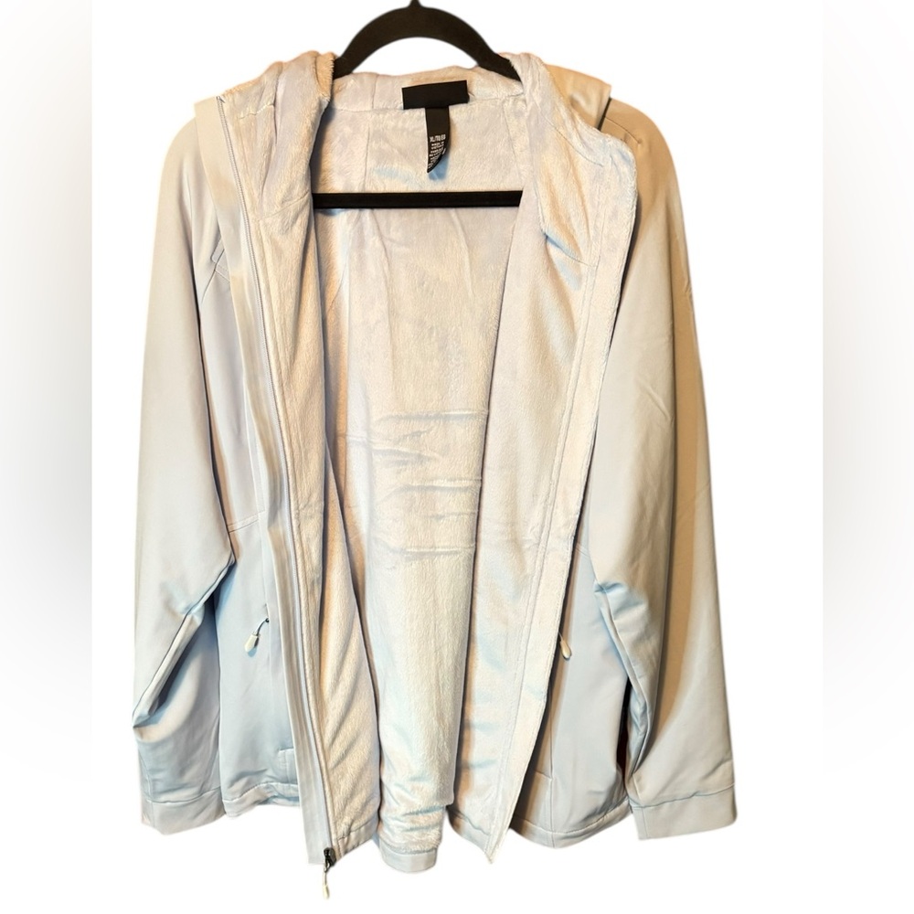 Kirkland Water-Repellent Wind Resistant Softshell Jacket Sky Blue Size XL - Picture 7 of 8